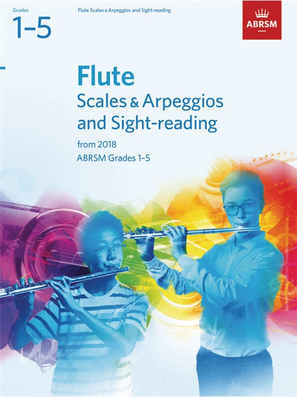 ABRSM Flute Scales & Arpeggios and Sight Reading Grades 1-5