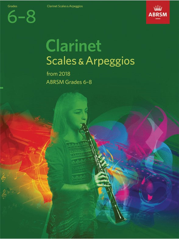 ABRSM Clarinet Scales & Arpeggios Grades 6-8