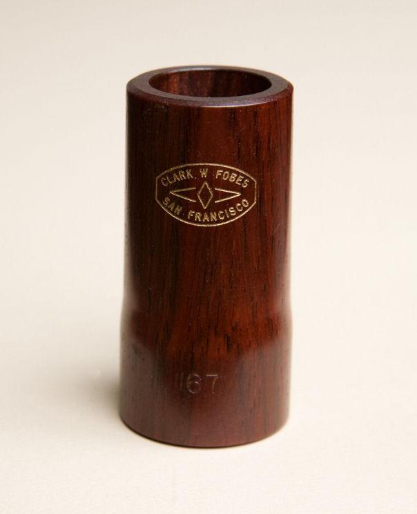 Clark Fobes Bb Clarinet Barrel - Hard Rubber Lined Cocobolo