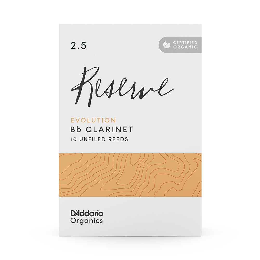 D'Addario Organic Reserve Evolution Bb Clarinet Reeds