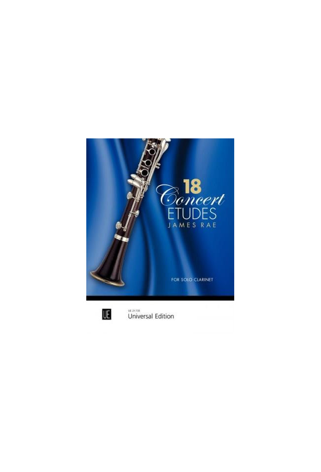 James Rae - 18 Concert Etudes For Solo Clarinet