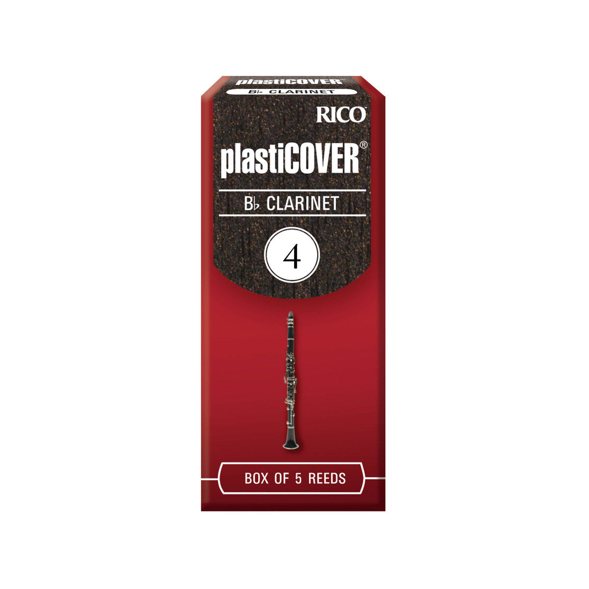 Plasticover Bb Clarinet Reeds Box of 5