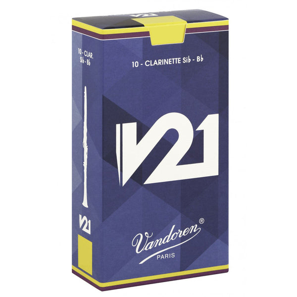 Vandoren V21 Bb Clarinet Reeds Box of 10