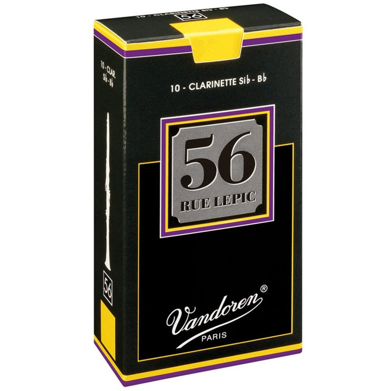 Vandoren 56 Rue Lepic Bb Clarinet Reeds Box of 10