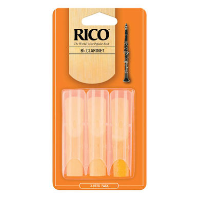 Rico by D'Addario Bb Clarinet Reeds 3 Pack